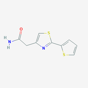 2-(2-(Thiophen-2-yl)thiazol-4-yl)acetamide