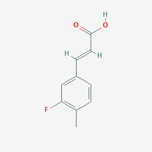 molecular formula C10H9FO2 B1310189 3-Fluoro-4-methylcinnamic acid CAS No. 261951-72-8