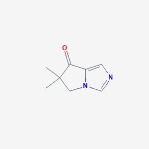 6,6-Dimethyl-5H-pyrrolo[1,2-C]imidazol-7(6H)-one