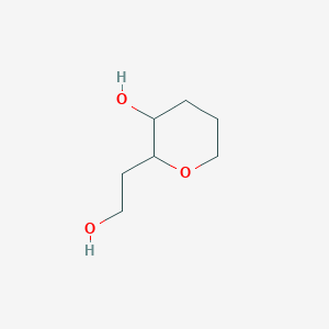 2-(2-Hydroxyethyl)tetrahydro-2H-pyran-3-ol