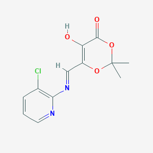 6-(((3-Chloropyridin-2-yl)amino)methylene)-2,2-dimethyl-1,3-dioxane-4,5-dione