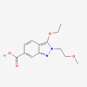 3-Ethoxy-2-(2-methoxyethyl)-2H-indazole-6-carboxylic acid