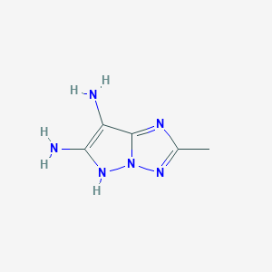 2-Methyl-1H-pyrazolo[1,5-b][1,2,4]triazole-6,7-diamine