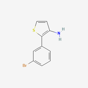 2-(3-Bromophenyl)thiophen-3-amine