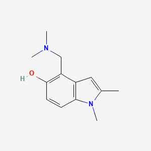 4-((Dimethylamino)methyl)-1,2-dimethyl-1H-indol-5-ol