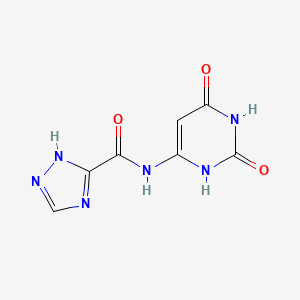 N-(2,6-Dihydroxypyrimidin-4-yl)-1H-1,2,4-triazole-3-carboxamide