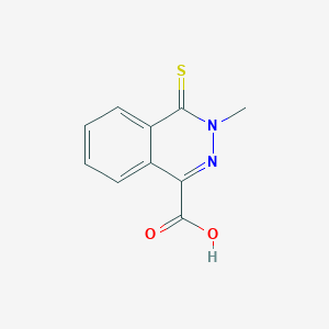 3-Methyl-4-thioxo-3,4-dihydrophthalazine-1-carboxylic acid