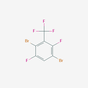 1,4-Dibromo-2,5-difluoro-3-(trifluoromethyl)benzene