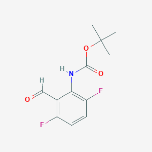 tert-Butyl (3,6-difluoro-2-formylphenyl)carbamate