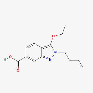 2-Butyl-3-ethoxy-2H-indazole-6-carboxylic acid