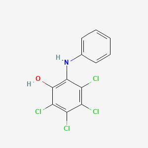 2,3,4,5-Tetrachloro-6-(phenylamino)phenol