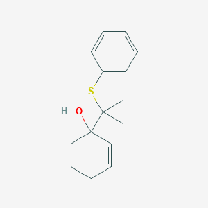 1-(1-(Phenylthio)cyclopropyl)cyclohex-2-enol