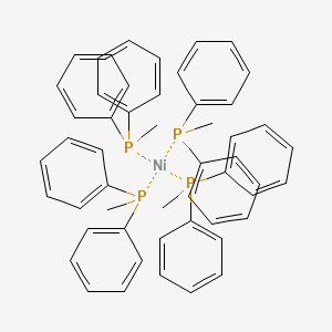 molecular formula C52H52NiP4 B13102276 Tetrakis(methyldiphenylphosphine)nickel 