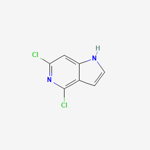 molecular formula C7H4Cl2N2 B1310232 4,6-二氯-1H-吡咯并[3,2-c]吡啶 CAS No. 67139-79-1