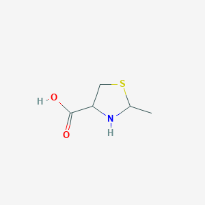 molecular formula C5H9NO2S B131024 2-甲基噻唑烷-4-羧酸 CAS No. 4165-32-6