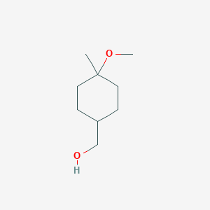 molecular formula C9H18O2 B13102448 (4-Methoxy-4-methylcyclohexyl)methanol CAS No. 1637310-66-7