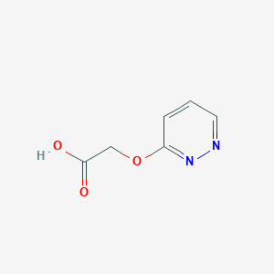 molecular formula C6H6N2O3 B1310246 （吡啶嗪-3-氧基）乙酸 CAS No. 98197-84-3