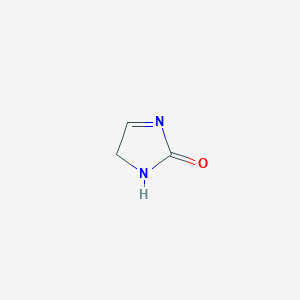 molecular formula C3H4N2O B13102482 1H-Imidazol-2(5H)-one 