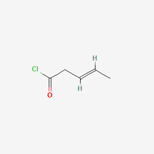 molecular formula C5H7ClO B1310249 3-Pentenoyl chloride, (3E)- CAS No. 17066-20-5