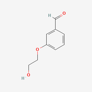 molecular formula C9H10O3 B1310254 3-(2-Hydroxyethoxy)benzaldehyde CAS No. 60345-97-3
