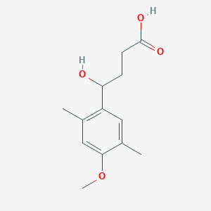 molecular formula C13H18O4 B1310266 4-羟基-4-(4-甲氧基-2,5-二甲基苯基)丁酸 CAS No. 879053-36-8