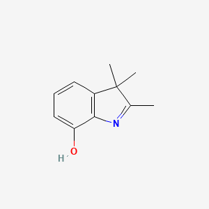 molecular formula C11H13NO B13102687 2,3,3-trimethyl-3H-indol-7-ol 