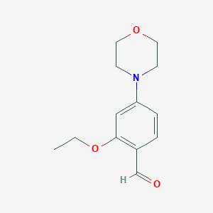 molecular formula C13H17NO3 B1310271 2-Ethoxy-4-morpholin-4-yl-benzaldehyde CAS No. 879047-50-4