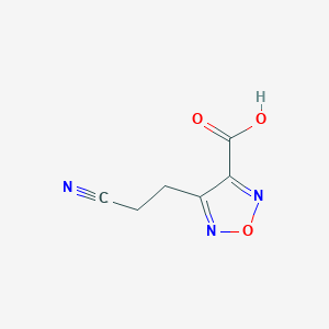 4-(2-cyanoethyl)-1,2,5-oxadiazole-3-carboxylic Acid