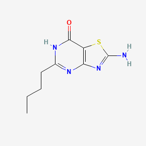 2-Amino-5-butylthiazolo[4,5-d]pyrimidin-7-ol