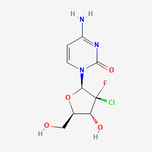 4-Amino-1-((2R,3S,4R,5R)-3-chloro-3-fluoro-4-hydroxy-5-(hydroxymethyl)tetrahydrofuran-2-yl)pyrimidin-2(1H)-one