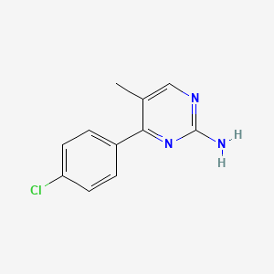 4-(4-Chlorophenyl)-5-methylpyrimidin-2-amine