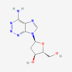 (2R,3S,5S)-5-(4-Amino-7H-imidazo[4,5-d][1,2,3]triazin-7-yl)-2-(hydroxymethyl)tetrahydrofuran-3-ol