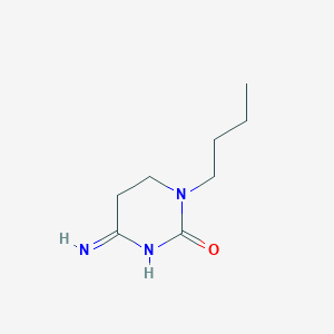 B13102964 4-amino-1-butyl-5,6-dihydropyrimidin-2(1H)-one CAS No. 877-54-3