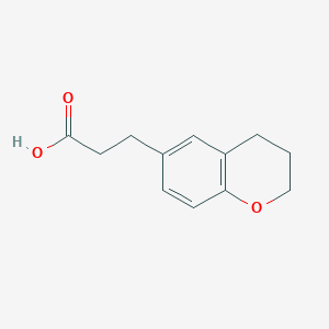 B1310317 3-Chroman-6-yl-propionic acid CAS No. 889939-53-1