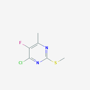 4-Chloro-5-fluoro-6-methyl-2-(methylthio)pyrimidine