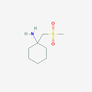 1-((Methylsulfonyl)methyl)cyclohexanamine