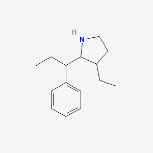 3-Ethyl-2-(1-phenylpropyl)pyrrolidine