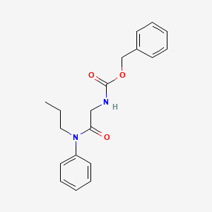 benzyl N-[2-oxo-2-(N-propylanilino)ethyl]carbamate