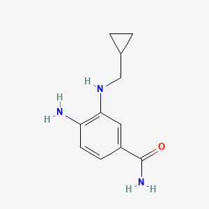 4-Amino-3-((cyclopropylmethyl)amino)benzamide