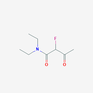 N,N-Diethyl 2-fluoro-3-oxo-butyramide