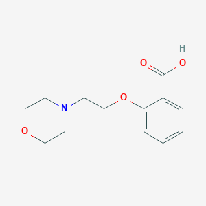 molecular formula C13H17NO4 B1310325 2-(2-Morpholin-4-ylethoxy)benzoic acid CAS No. 179994-93-5