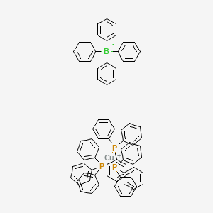 copper(1+);tetraphenylboranuide;triphenylphosphane