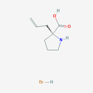 (R)-2-Allylpyrrolidine-2-carboxylic acid hydrobromide