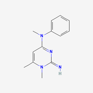 2-Imino-N,1,6-trimethyl-N-phenyl-1,2-dihydropyrimidin-4-amine