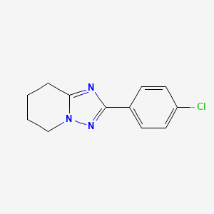 2-(4-Chlorophenyl)-5,6,7,8-tetrahydro[1,2,4]triazolo[1,5-a]pyridine