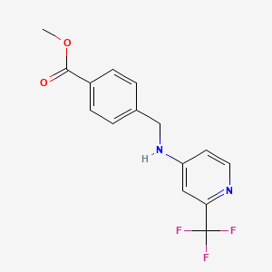 Methyl 4-(((2-(trifluoromethyl)pyridin-4-yl)amino)methyl)benzoate