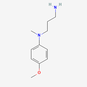 molecular formula C11H18N2O B1310334 N'-(4-甲氧基苯基)-N'-甲基丙烷-1,3-二胺 CAS No. 889939-87-1