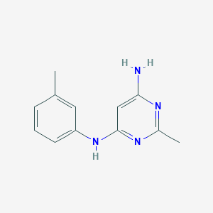 2-Methyl-N4-(m-tolyl)pyrimidine-4,6-diamine