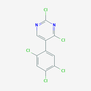 2,4-Dichloro-5-(2,4,5-trichlorophenyl)pyrimidine