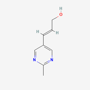 (E)-3-(2-methylpyrimidin-5-yl)prop-2-en-1-ol